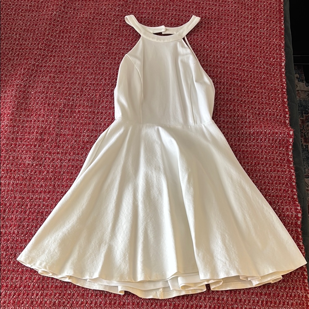 Lulu’s White Backless Mini Dress